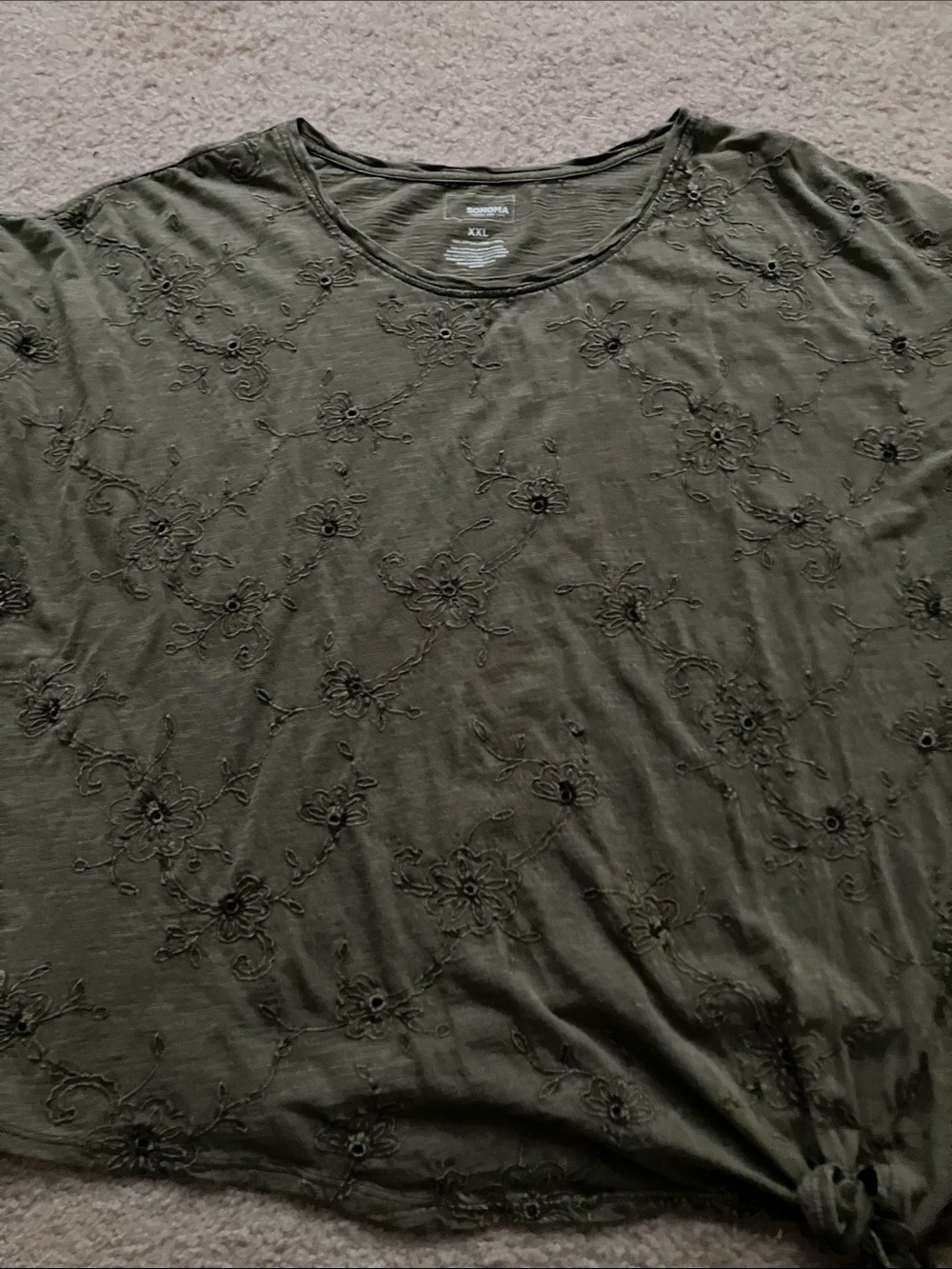 Olive tee